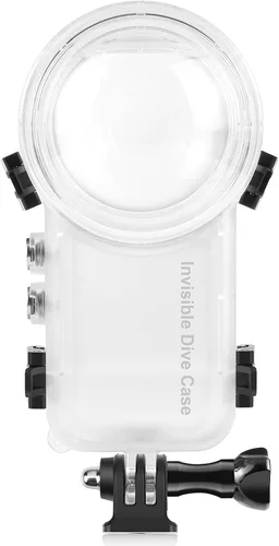 Miniatura 9 de PULUZ Funda de buceo de 30m/98ft para Insta360 X3, cubierta impermeable subacuática, carcasa protectora de PC para fotografía, carcasas para cámara