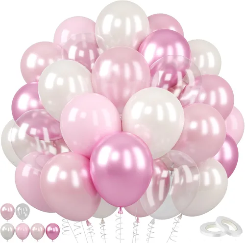 Miniatura 26 de Globos de graduación azules y dorados, 60 globos impresos con texto en inglés "Felicitaciones", 12 pulgadas, azul marino, blanco, azul, metálico
