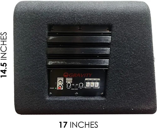 Miniatura 6 de Gravity G8BD2 Dual 8" 1200W Sub Recinto Activo de Coche Subwoofer Compacto Ported