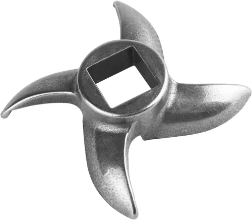 12 # Cuchilla para picadora de carne de acero inoxidable, repuesto para amoladoras, cuchillo de repuesto para eléctrico o manual