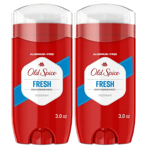 Old Spice Desodorante sin aluminio para hombres, alta resistencia, protección del sudor 24/7 y protección contra olores, frescura 24/7 y aroma