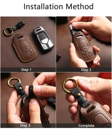 Miniatura 9 de SANRILY Funda inteligente para llave Land Rover, Negro
