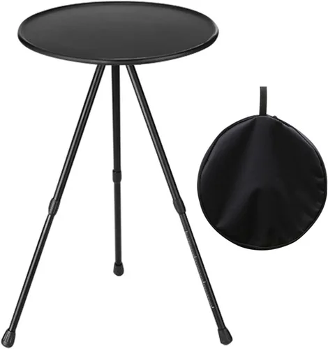 Mesa de jardín plegable redonda Mesa de centro plegable Mesa de jardín portátil Mesa de jardín pequeña mesa redonda para patio al aire libre Mesa