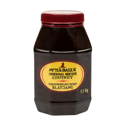 Miniatura 9 de Mrs Balls HOT Chutney 2.4 lbs Frasco de plástico de boca ancha importado de Sudáfrica