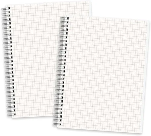 Miniatura 12 de RETTACY Cuaderno de diario en blanco, paquete de 3, 160 páginas por paquete, tamaño mediano A5 (5.7'' × 8.3''), papel grueso de 100 GSM, Transparente