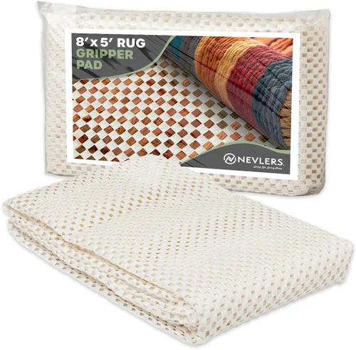 Miniatura 24 de Nevlers Almohadilla antideslizante de 2 x 10 pies Agarre antideslizante de PVC de tejido abierto para suelos de madera dura y otras superficies