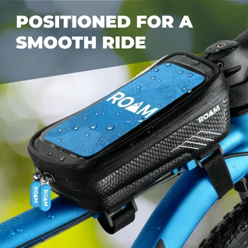 Miniatura 5 de Roam Soporte universal para teléfono para bicicleta + funda de almacenamiento impermeable con cremallera, se adapta a teléfonos inteligentes