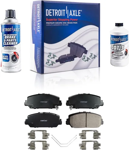 Miniatura 32 de Detroit Axle - Pastillas de Freno Delantero para Nissan Altima Maxima Sentra 350Z Cube Juke Versa INFINITI G20 G35 I30 I35 Suzuki SX4, Pastillas