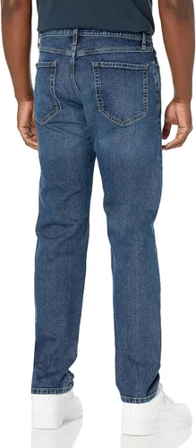 Miniatura 3 de Tienda Essentials Jeans elásticos de corte recto para hombre