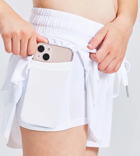 Miniatura 2 de Pantalones cortos de mariposa para niñas con forro de elastano, pantalones cortos de mariposa con bolsillo