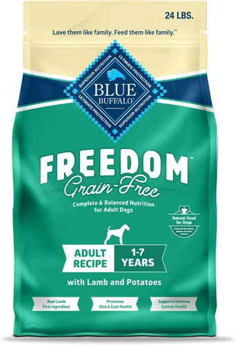 Miniatura 12 de Blue Buffalo Freedom - Alimento seco para perros sin granos, nutrición completa y equilibrada para perros adultos, fabricado en los Estados Unidos