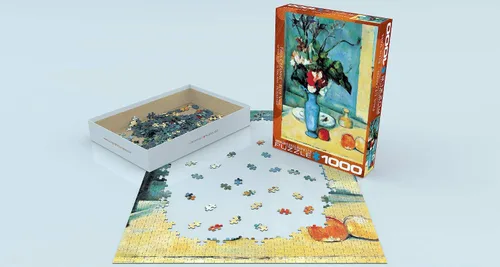 Miniatura 3 de EuroGraphics Blue Vase by Cezanne - Rompecabezas de 1000 piezas