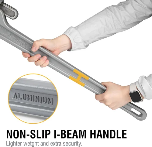 Miniatura 5 de Olympia Tools Llave de tubo de aluminio 01-636, 36 pulgadas, gris