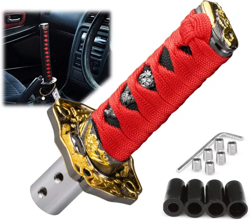Miniatura 33 de EZAUTOWRAP Espada Samurai 5.9 pulgadas., 10cm, Negro Blanco