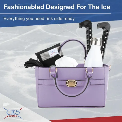 Miniatura 99 de CRS Cross Rink Side Tote. Ice Skating Accessory Bag-Figure Skating, Roller, Inline Skaters, Dance, Cheer.Organizes Guards Water Bottle Phone