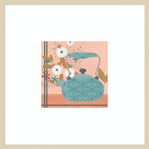 Amanti Art Framed Wall Art Print 31x31 Whimsical Kitchen No. 3 by June Erica Vess, Cuisine Wall Art, Vintage Decor, Large Poster Painting Artwork