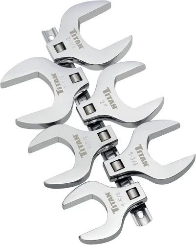 Miniatura 8 de Titan 61199 - Juego de llaves de pata recta de 1/2 pulgada, métricas, pulidas, 3 piezas, incluye 27mm, 29mm y 30mm