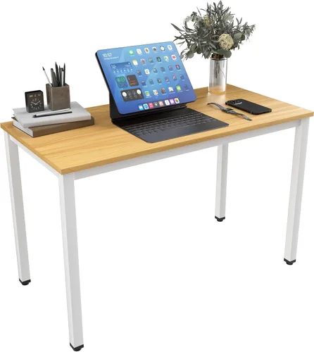 Miniatura 12 de Escritorio para computadora para espacio pequeño, moderno y simple, escritorio para computadora portátil, escritorio de estudio para oficina en Negro