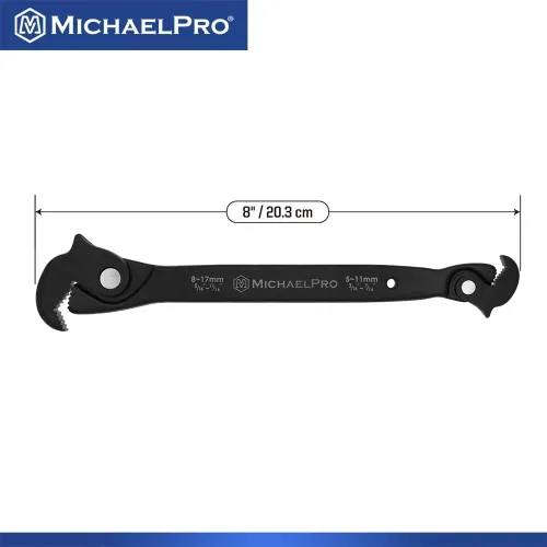 Miniatura 7 de MichaelPro Llave de Ajuste Automático de Tamaño 3/16" a 11/16", "MP001229", "Negro