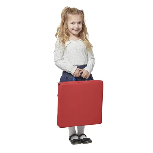 Miniatura 13 de ECR4Kids SoftZone - Cojines de suelo, cuadrados, asientos flexibles, surtidos, 6 piezas