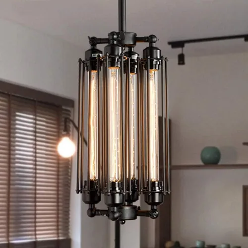 Miniatura 2 de Vintage loft lámparas de techo lámparas lámparas steampunk colgante iluminación colgante lámpara negro