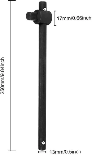 Miniatura 5 de Jectse Llave de enchufe, llave deslizante con mango en T, llave de tubo de barra deslizante de acero resistente para vehículos, fabricación