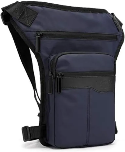 Hebetag Riñonera de nailon para senderismo, para hombres y mujeres, táctica, motocicleta, ciclismo, equitación, viajes, deportes al aire libre,
