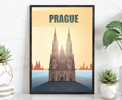 Miniatura 35 de Póster de viaje de La Habana Cuba, póster de Cuba Habana, póster de paisaje urbano y monumento de la Habana, arte de pared para el hogar, decoración