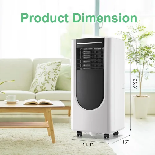 Miniatura 4 de WANAI Aire acondicionado portátil, 8000 BTU 6 en 1 aire acondicionado de refrigeración para habitaciones de hasta 250 pies cuadrados, aire