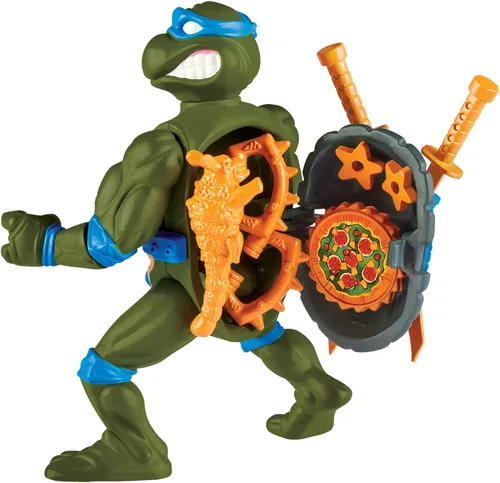 Miniatura 7 de Teenage Mutant Ninja Turtles: Playmates Toys - Figura básica original de 4 pulgadas de carcasa de almacenamiento clásica de Donatello