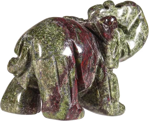 Miniatura 10 de Nupuyai Estatua de elefante de cristal curativo tallada a mano, escultura de bolsillo, escultura para manualidades, decoración de manualidades, 1.5