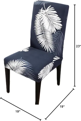 Miniatura 31 de HZDHCLH Juego de 6 fundas grises para sillas Parsons de elastano para comedor, fundas elásticas de elastano para sillas Parsons, fundas de asiento