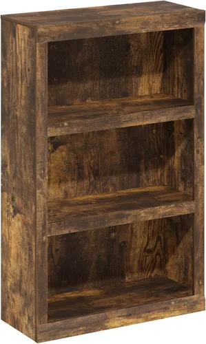 Miniatura 28 de Furinno Luder - Estantería abierta de 3 niveles, color roble francés