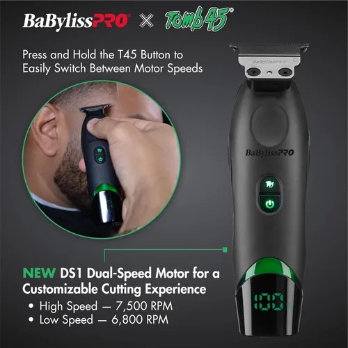 Miniatura 3 de BaBylissPRO x Tomb45 Recortadora de Pelo con Carga Inalámbrica para Hombres