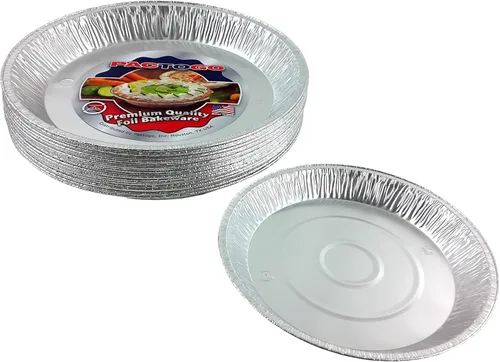 Miniatura 6 de PACTOGO Platos desechables extra profundos de papel de aluminio de 12 pulgadas (paquete de 200)