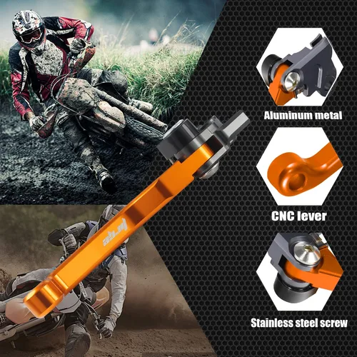 Miniatura 6 de Manija de palanca de freno de embrague de pivote plegable CNC para motocicleta SX XCW XC SX-F XC-W XC-F XCF-W EXC-F 125 150 250 300 450 500 Dirt