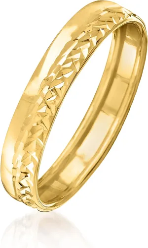 Miniatura 3 de Ross-Simons Italian 14kt Yellow Gold Diamond-Cut and Polished Ring
