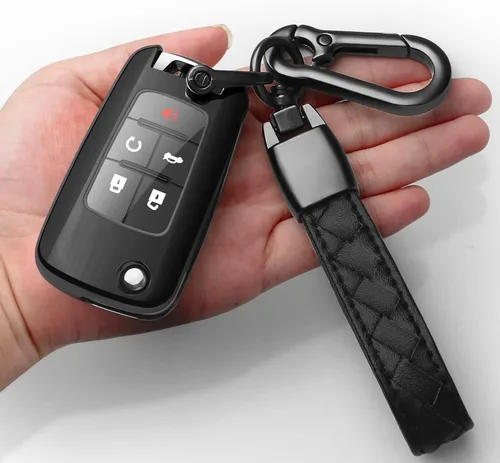para Chevrolet Funda para Llavero con Llavero de TPU de Protección Completa Compatible con Equinox Camaro Cruze Malibu Sonic Volt Park Impala Buick