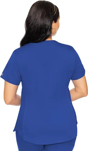 Miniatura 2 de Med Couture Touch - camisa de uniforme médico con cuello en V para mujer
