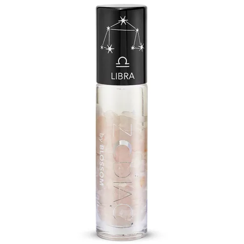 Miniatura 10 de Blossom Brillo de labios con signo del zodiaco con aroma a vainilla, brillo labial roll-on hidratante e hidratante con cristales del zodiaco, Acuario