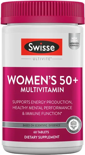 Miniatura 9 de Swisse Ultivite Multivitaminas diarias para hombres 50 vitaminas, antioxidantes y minerales + adaptógenos Energía, apoyo contra el estrés e