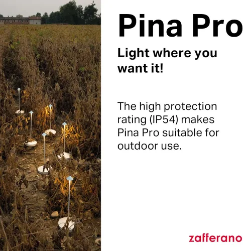 Miniatura 3 de Zafferano, Pina Pro - Lámpara de mesa inalámbrica recargable con controles táctiles, adecuada para interiores y exteriores, atenuador, 2200-3000 K