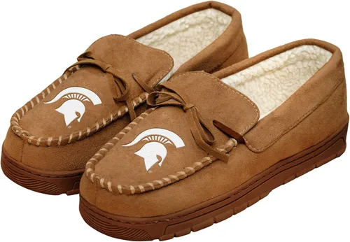 Miniatura 32 de FOCO NCAA NCAA - Pantuflas tipo mocasín con logotipo de equipo universitario para hombre