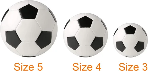 Miniatura 5 de Balón de fútbol tamaño 2, 3, 4, 5 con aguja de bomba, clásico, blanco, negro, más grueso, poliuretano, tejido apretado, adecuado para jóvenes, liga