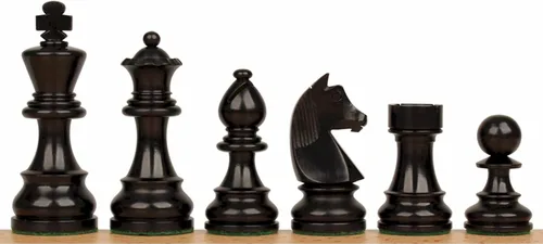 Miniatura 7 de Hastha Kalalu Piezas de ajedrez estilo Staunton oficial del torneo, juego de ajedrez de madera de lujo de caballero alemán, piezas de ajedrez