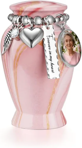 Miniatura 36 de Dletay Urnas pequeñas para cenizas humanas, recuerdo de 2.85 pulgadas, mini urna de cremación conmemorativa para mujeres y hombres, urnas funerarias