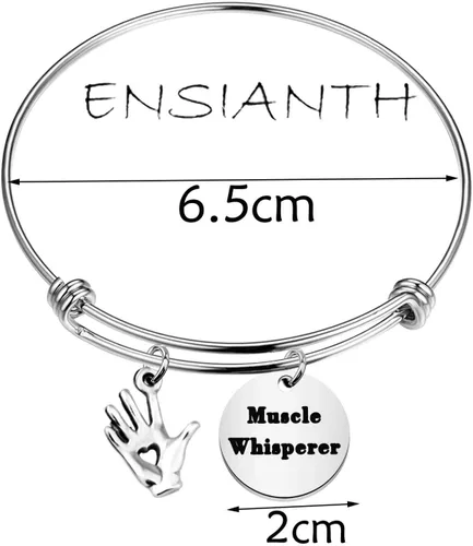 Miniatura 2 de ENSIANTH Regalo para terapeuta de masaje, llavero de susurro muscular, regalo para terapeuta de masaje, terapia de masaje, regalo para estudiantes
