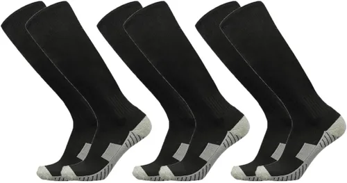Calcetines de béisbol 3 pares para niños, jóvenes y adultos (4 a 20 años) calcetines deportivos de equipo, calcetines de fútbol atléticos,