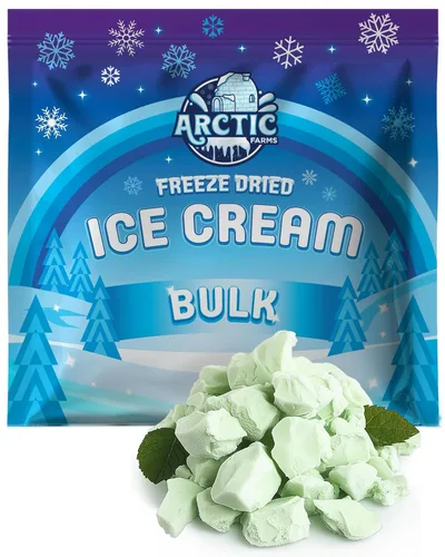 Miniatura 70 de Arctic Farms Trozos de Helado Liofilizado a Granel - No se Derrite (Mantequilla de Maní) (1 libra)