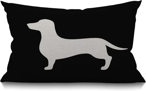 Miniatura 13 de Smooffly Our House - Funda de almohada lumbar de 12 x 20 pulgadas, de lino y algodón, rectangular, para sofá, decoración de casa rural